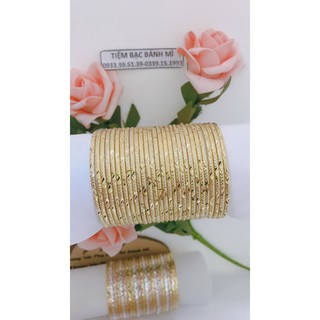 Vòng ximen bộ 7 chiếc khóa giống vàng thật mã KVT34