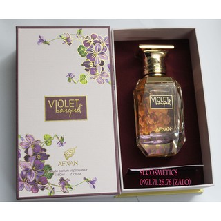[Mã COSBAUH3 giảm 8% đơn 300K] [Bạn mới nhập COSHBM -50% đơn 0Đ] Nước hoa nữ Afnan Violet Bouquet 80ml