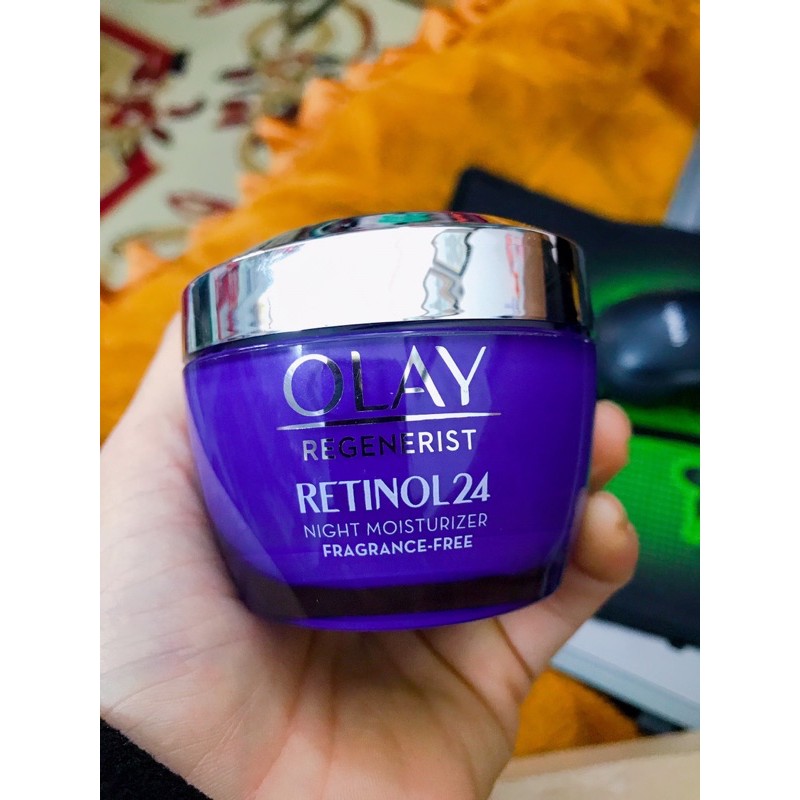 kem OLAY RETINOL 24 NIGHT MOITURIZER- OLAY DƯỠNG ẨM TRẮNG SÁNG DA ban đêm Mỹ