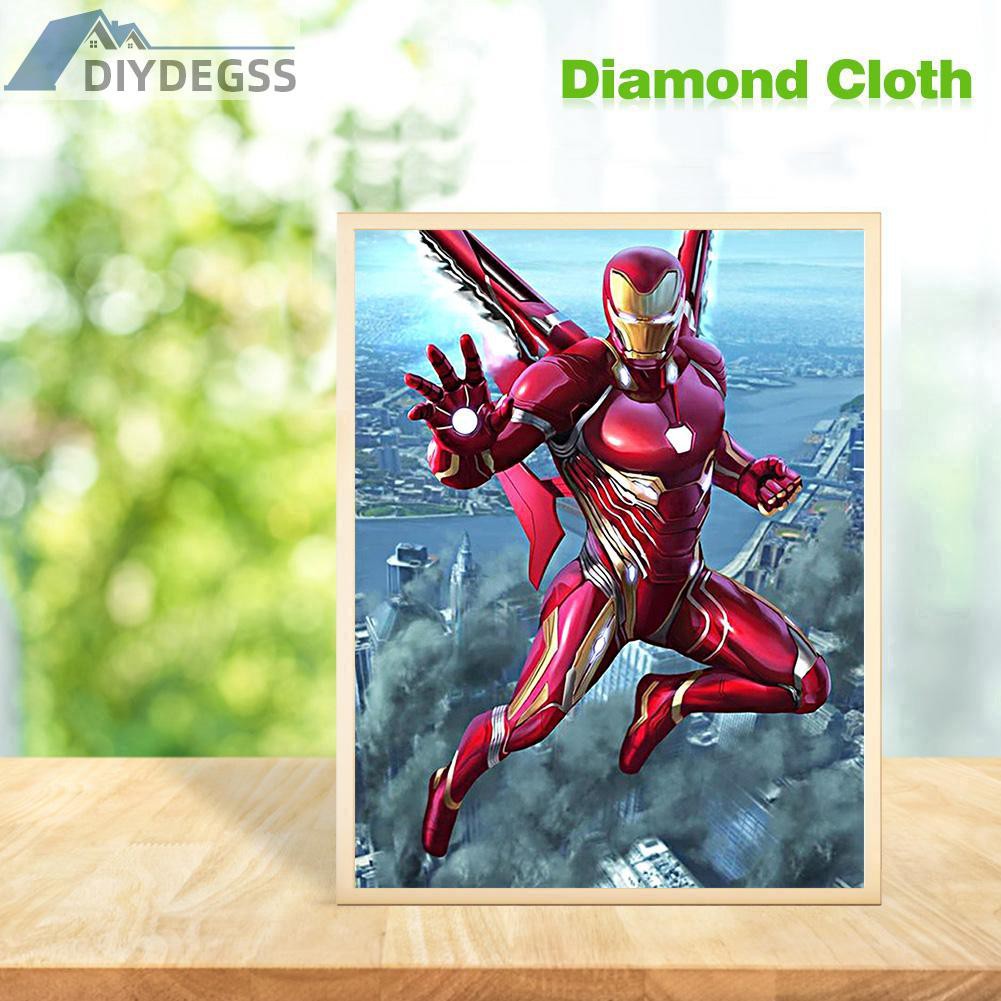 Bộ Tranh Đính Đá 5d Tự Làm Hình Iron Man 12.2
