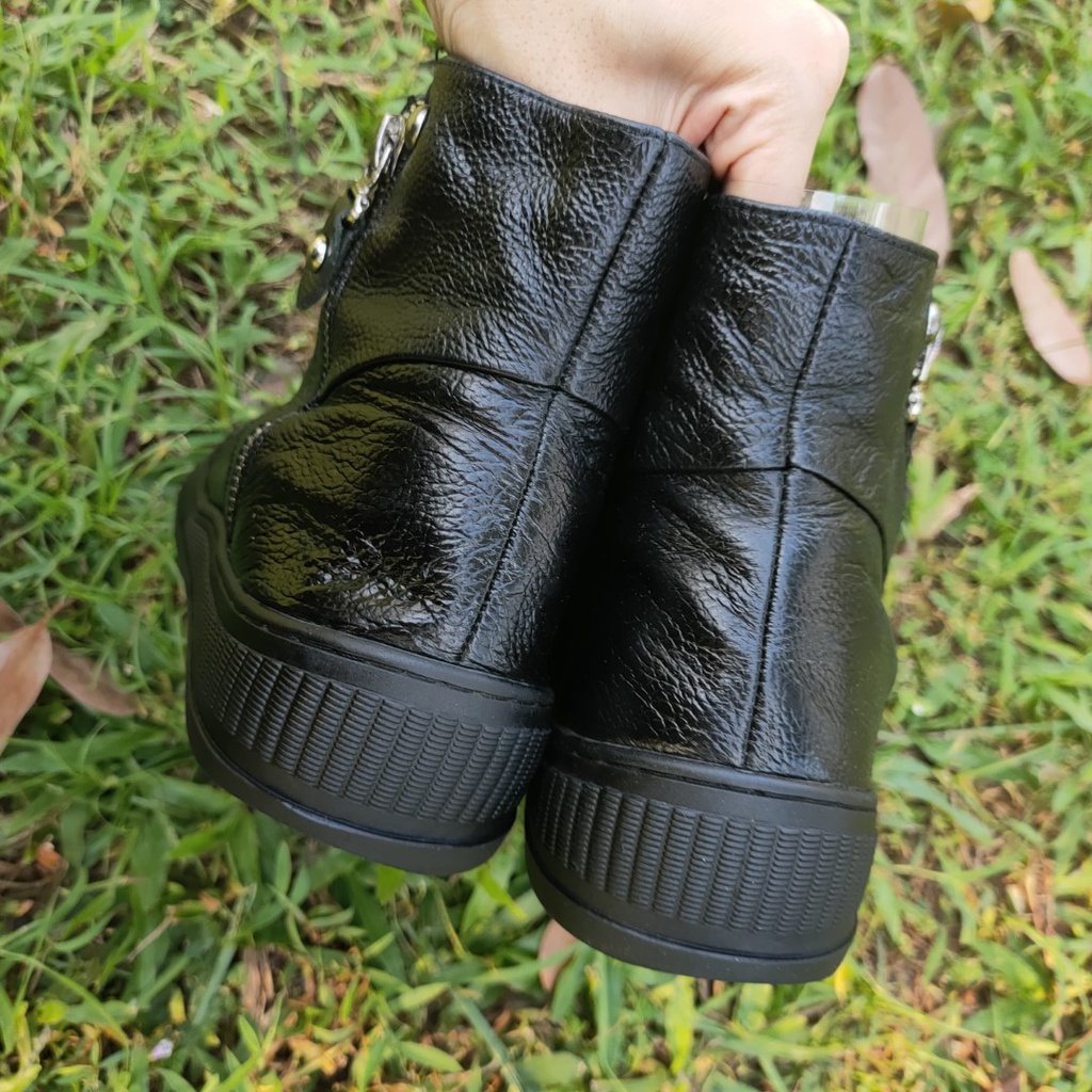 Boots Bốt size 39.5 Da thật second-hand B012- Đồ Si Bon