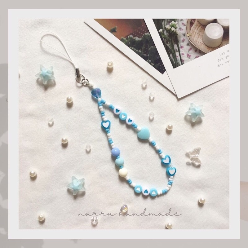 Móc khoá handmade blue 💕