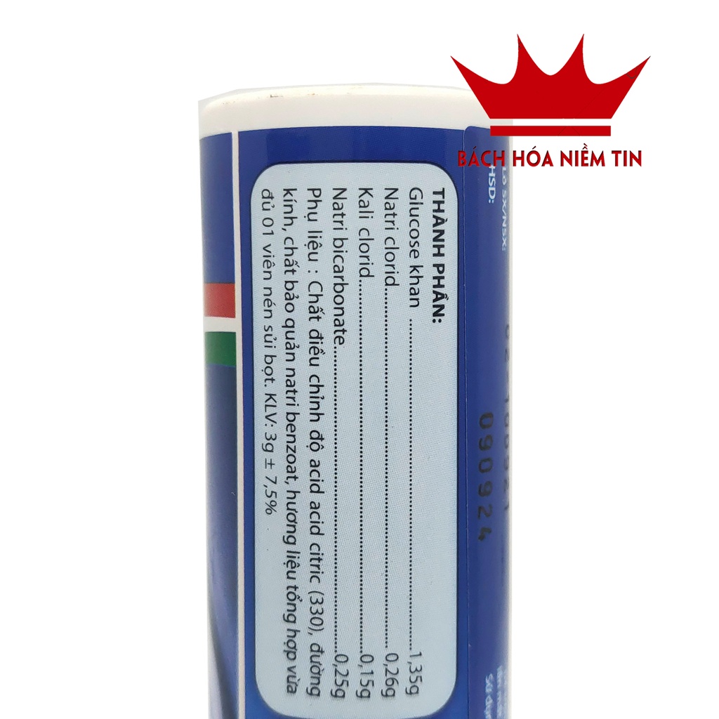 Viên sủi điện giải Oresol Gold LP - Bổ sung và hạn chế mất nước, tăng cường sức khỏe - Tuýp 20 viên