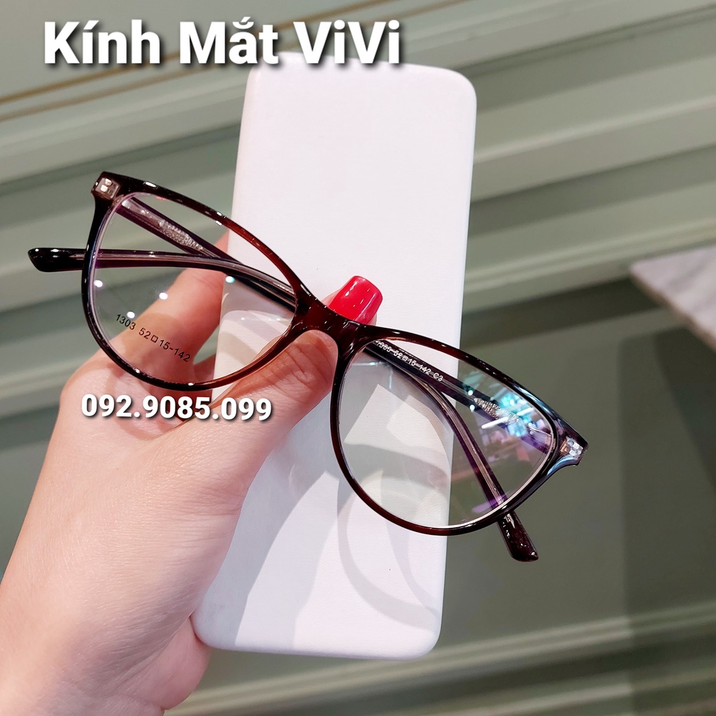 Gọng kính cận thời trang dáng mắt mèo nhỏ siêu xinh chất liệu nhựa - kính 0 độ hàn quốc - nhận cắt cận viễn loạn
