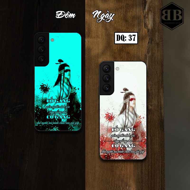 Ốp lưng kính Dạ Quang Samsung Galaxy S22 / S22 Plus phát sáng trong đêm chống trầy tốt