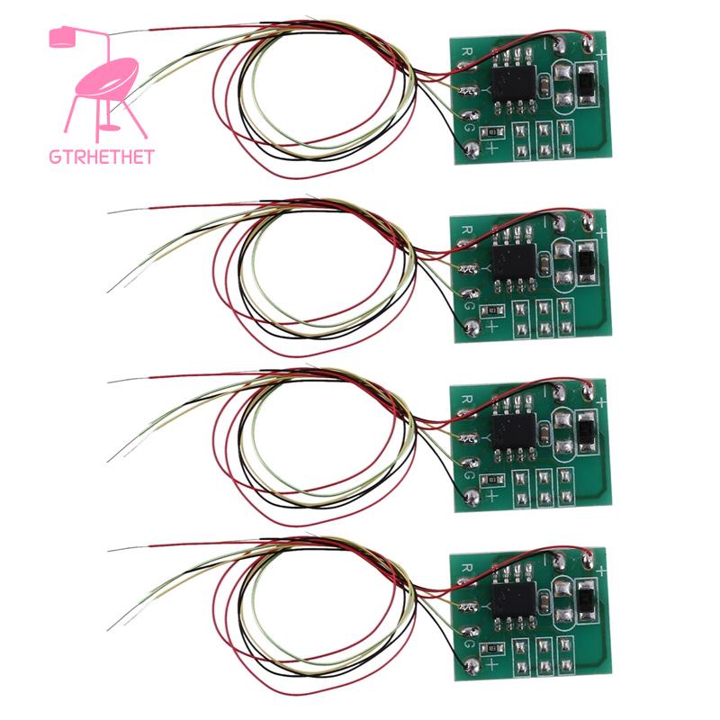Set 4 Mô Hình Bảng Mạch Tín Hiệu Đèn Giao Thông Cho Xây Dựng