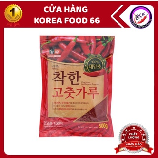 Ớt Bột Hàn Quốc Loại Vảy, Mịn Nhập Khẩu 500g [DÙNG LÀM KIM CHI NGON NHẤT HIỆN NAY]