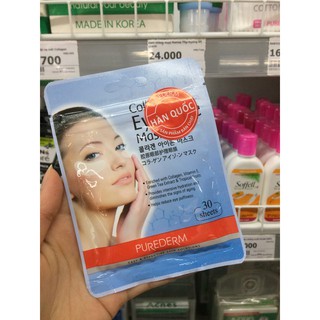 Mặt nạ Mắt "PUREDERM" cấp COLLAGEN - 30 miếng