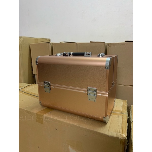 Cốp nhôm 3 tầng Size to (37x28x22 )☄️FREESHIP☄️Nail Mi Phun Săm Trang điểm