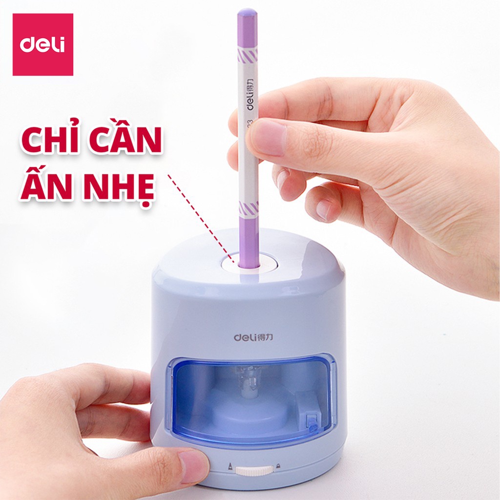 Gọt bút chì điện tự dộng DELI 502