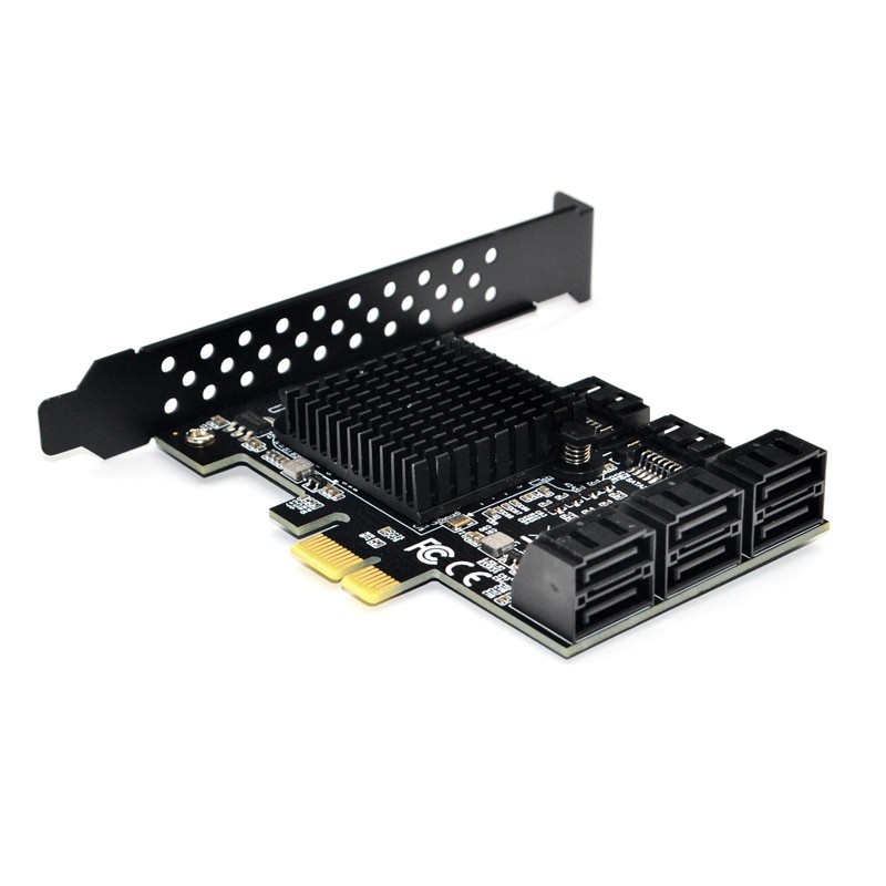 Card Đồ Họa 88se9215 Mở Rộng 8 Cổng 3.0 Sang Pcie Sata 3v Tiện Dụng