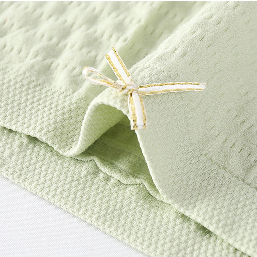Quần lót nữ cotton thấm hút mồ hôi mặc siêu tôn dáng, Quần chíp nữ phối ren đính nơ gợi cảm sexy LANIXA Q12