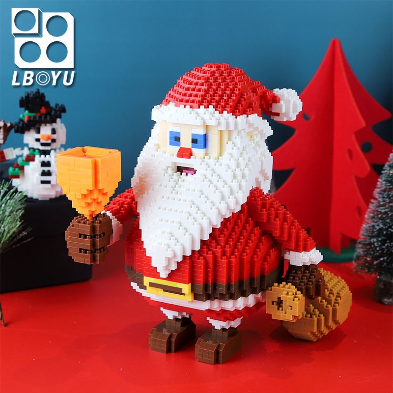 Bộ Đồ Chơi Xếp Hình Lego Mini Hình Ông Già Noel / Tuần Lộc Đáng Yêu Cho Bé #8