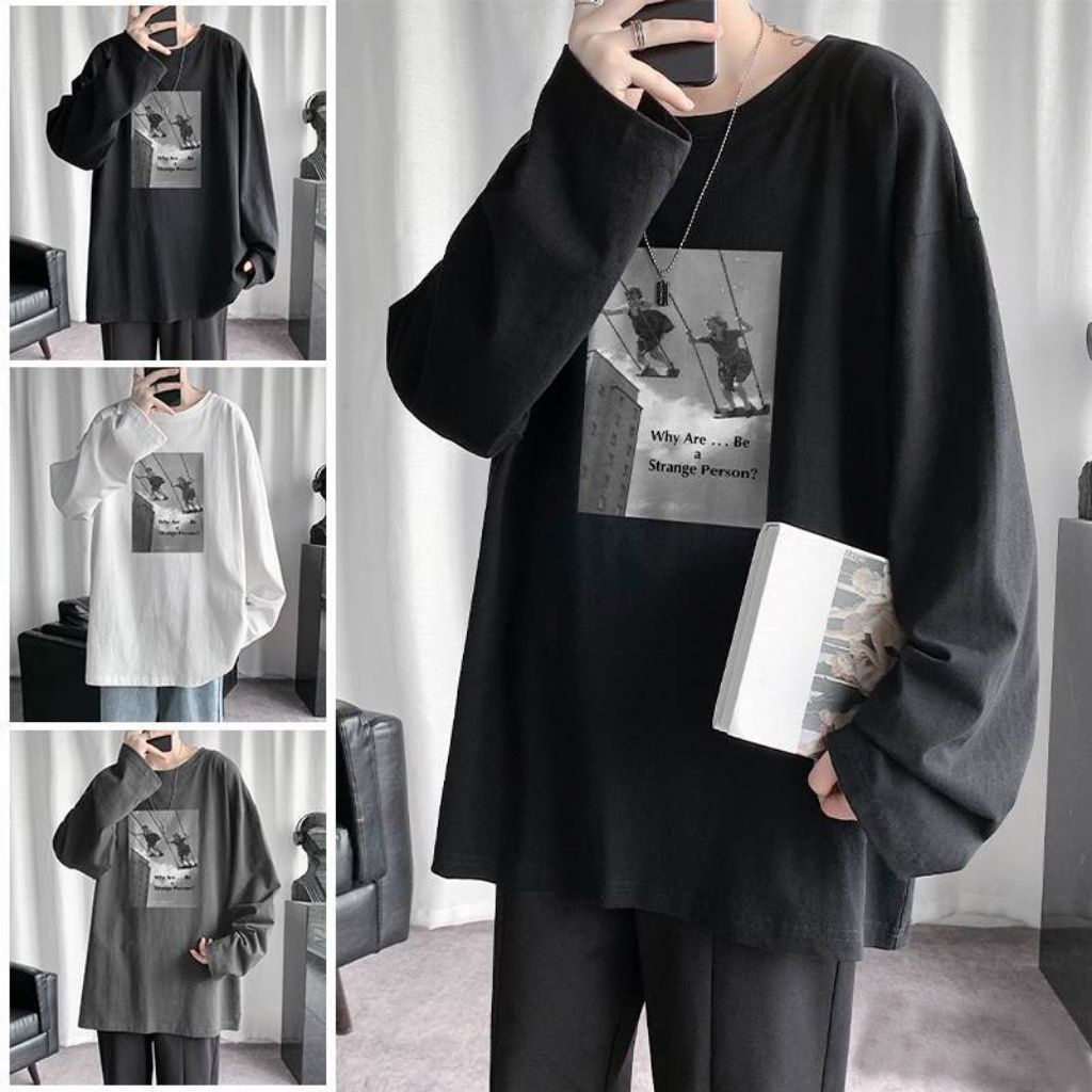 Áo phông unisex Mavota áo thun dài tay nam nữ form rộng phong cách Hàn Quốc AH210