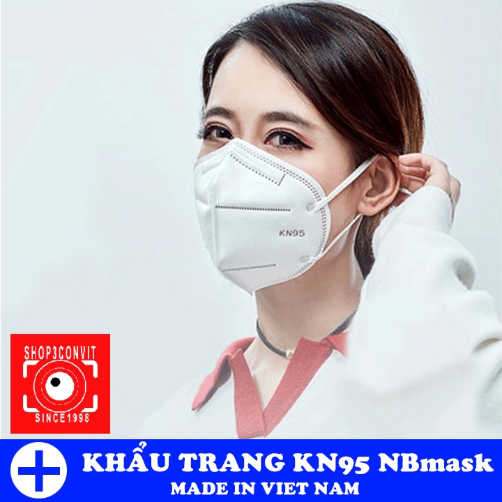 (Chỉ ship TPHCM) Hộp 10 khẩu trang 3D NB Mask tiêu chuẩn KN95