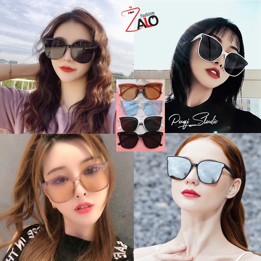 Mắt Kính Thời Trang Hàn Quốc MK03 Chống Tia UV 3 Chấm Góc Bền Đep