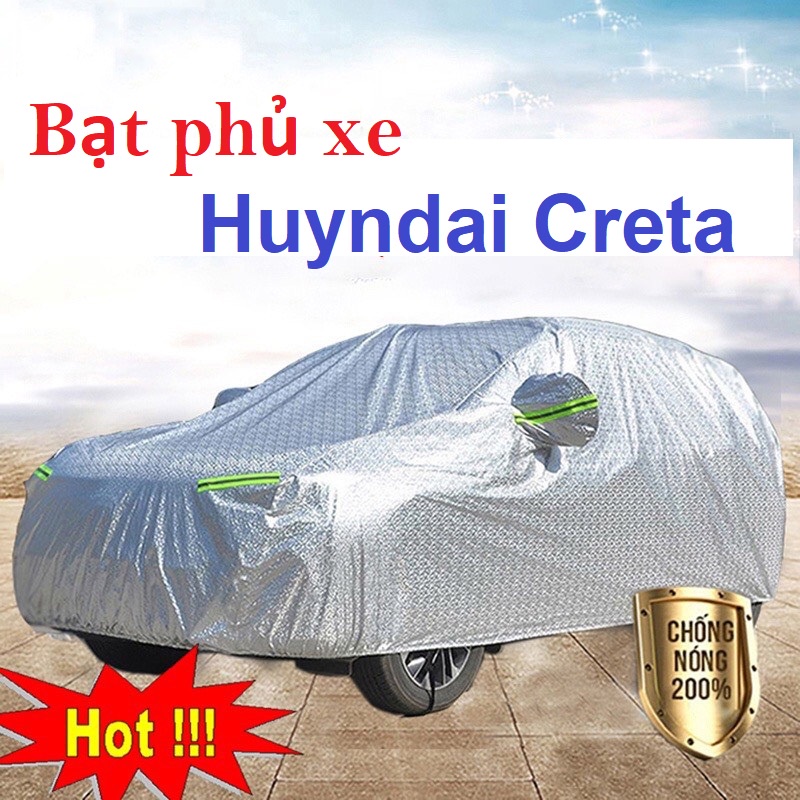 Bạt che phủ xe Huyndai Creta cao cấp  Size 2XL