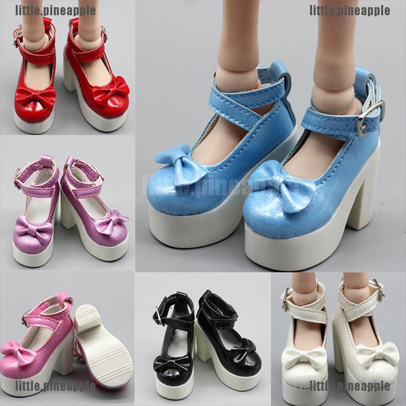 1 Đôi Giày Cao Gót Múa Ba Lê Đế Bằng 1 / 3 1 / 4 Bjd