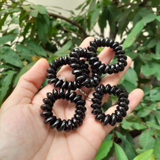 Cột tóc lò xo màu đen (Size 3cm)