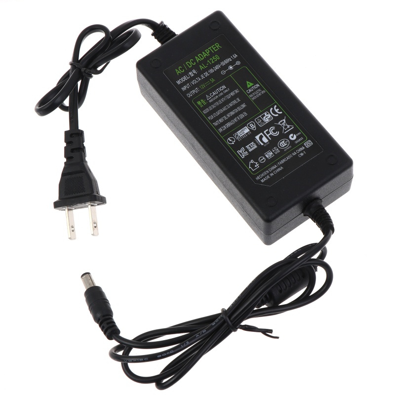 Bộ Sạc Nguồn DC 12V 5A Cho Màn Hình LCD Đồ Chơi