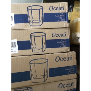 Bo 6 ly thủy tinh ocean plaza rock 195ml | b11007 ; 295ml | b11010 ; nhập khẩu thái lan