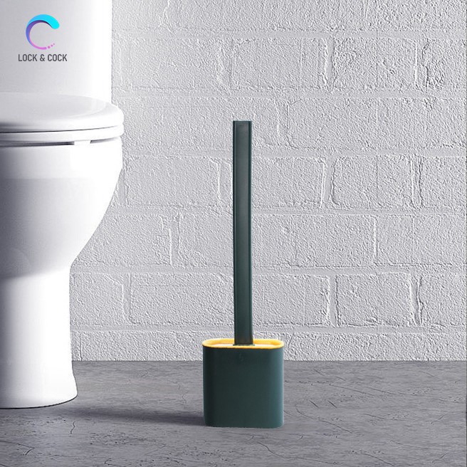 Cọ vệ sinh nhà tắm bồn cầu toilet siêu sạch chất liệu silicon - Chổi cọ nhà vệ sinh silicon siêu sạch siêu bền