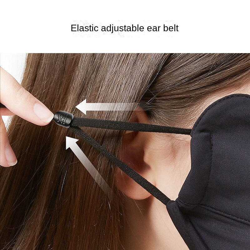 Khẩu Trang Chống Nắng Toàn Diện Bằng Lụa Lạnh Bảo Vệ Mắt Khỏi Tia UV Có Thể Giặt Được