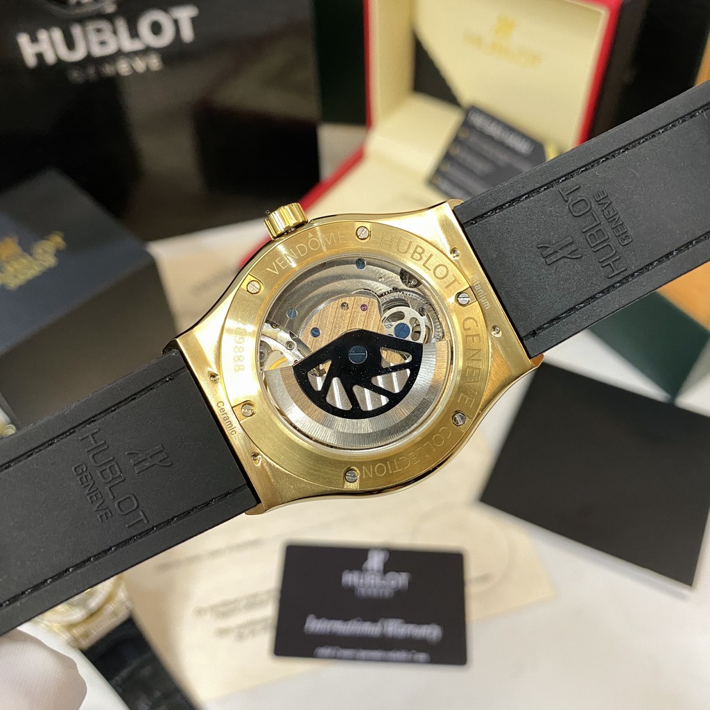 [Hublot-Máy cơ] Đồng hồ nam Hublot automatic cao cấp chống nước DH9001 - shop106 | BigBuy360 - bigbuy360.vn