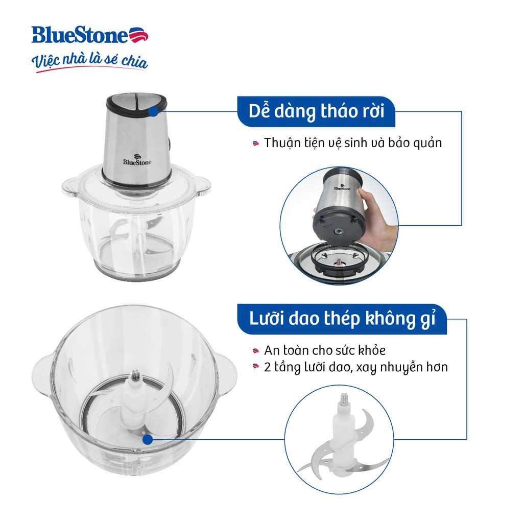 máy xay thịt đa năng công suất 300W hàng chính hãng Bluestone CHB-5149 Gia Dụng Hướng Dương