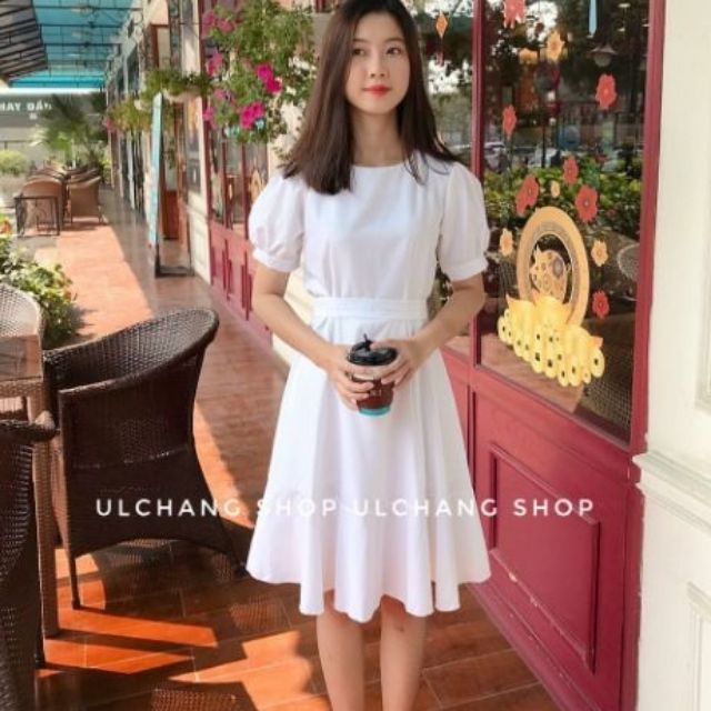 🌟ĐẦM BABYDOLL TRẮNG XÒE ĐAI THẮT EO THIÊN THẦN (kèm ảnh thật) | BigBuy360 - bigbuy360.vn