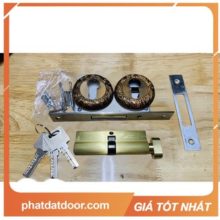 (Sẵn Kho)-Khóa Sàn Cửa Gỗ, Khóa Sàn Cửa Thủy Lực Hoa Đồng Nguyệt