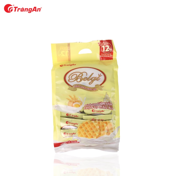 Bánh cookie Belgi trứng sữa 250g, giòn xốp, bổ sung DHA