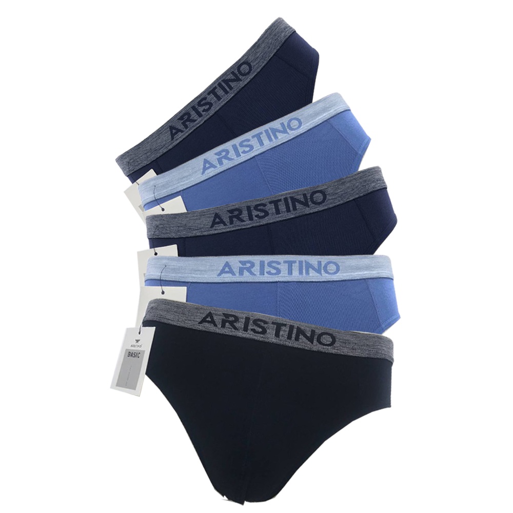 Set 5 quần lót tam giác nam thời trang Aristino ABF 16 -16, vải sợi sồi kháng khuẩn, an toàn với da