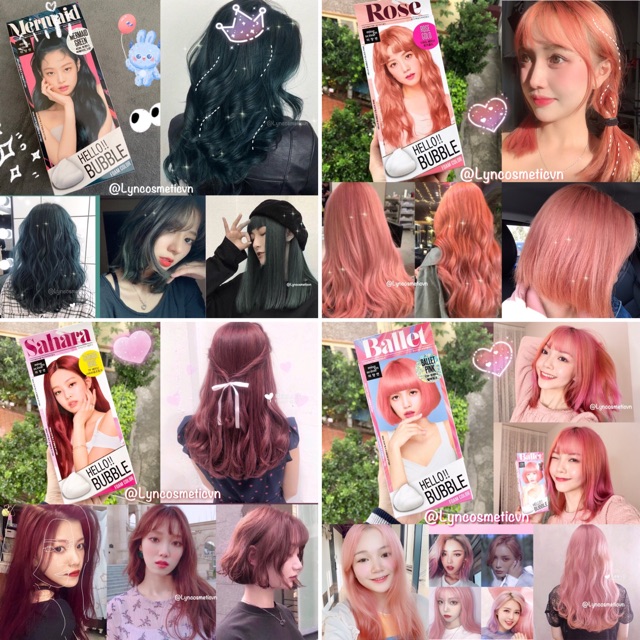 Nhuộm bọt Hello Bubble missence (vỏ mới Blackpink) | BigBuy360 - bigbuy360.vn