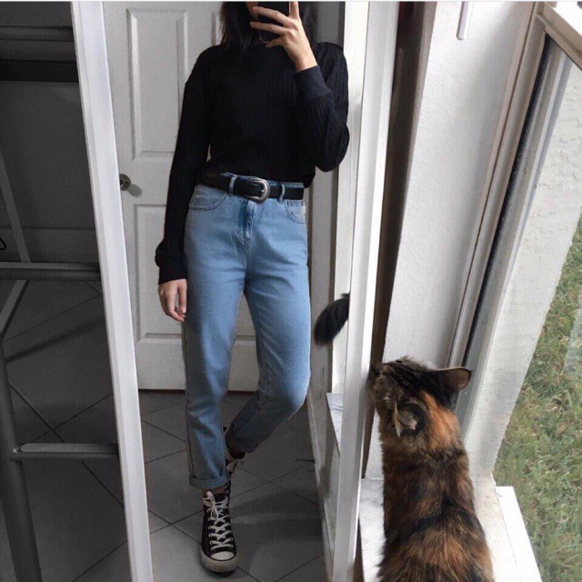 Baggy Jeans Basic Màu Nhạt