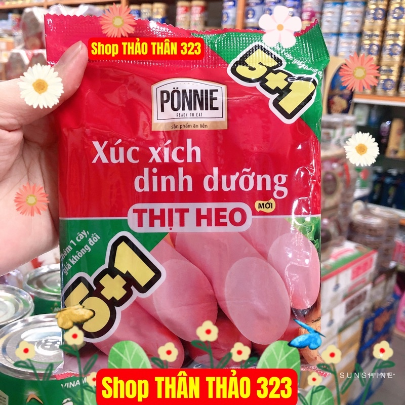 - Xúc Xích Dinh Dưỡng Ponnie Thịt Heo