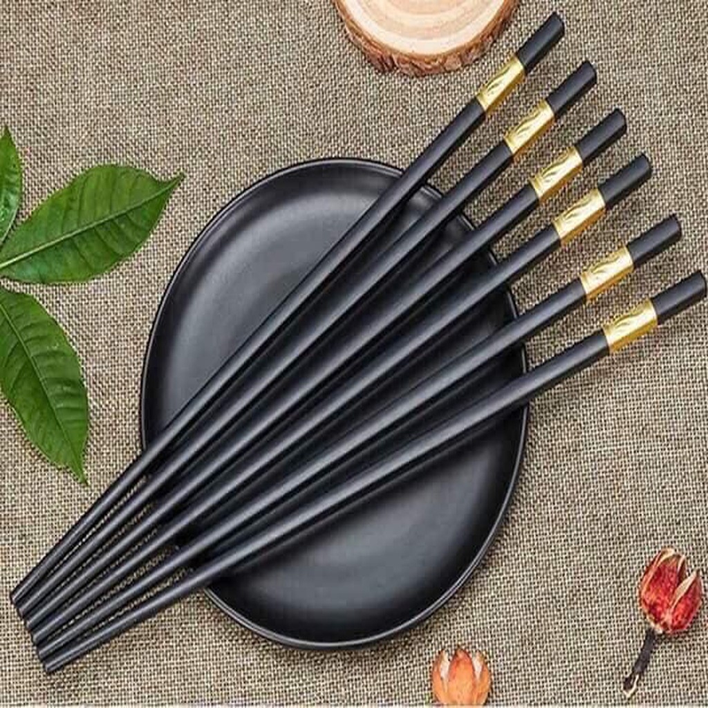 Đũa hợp kim mạ vàng