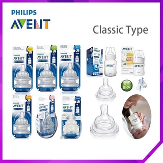 Núm ti Avent cổ rộng Natural và Classic đủ số