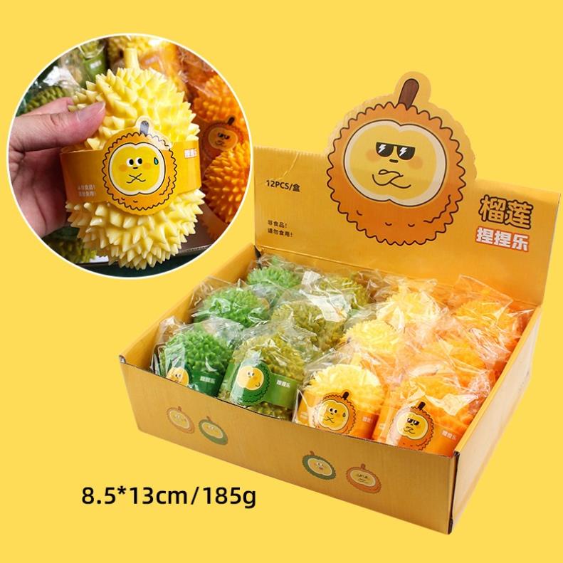 Đồ chơi nắn bóp thiết kế hình quả sầu riêng giải tỏa căng thẳng size to 13cm