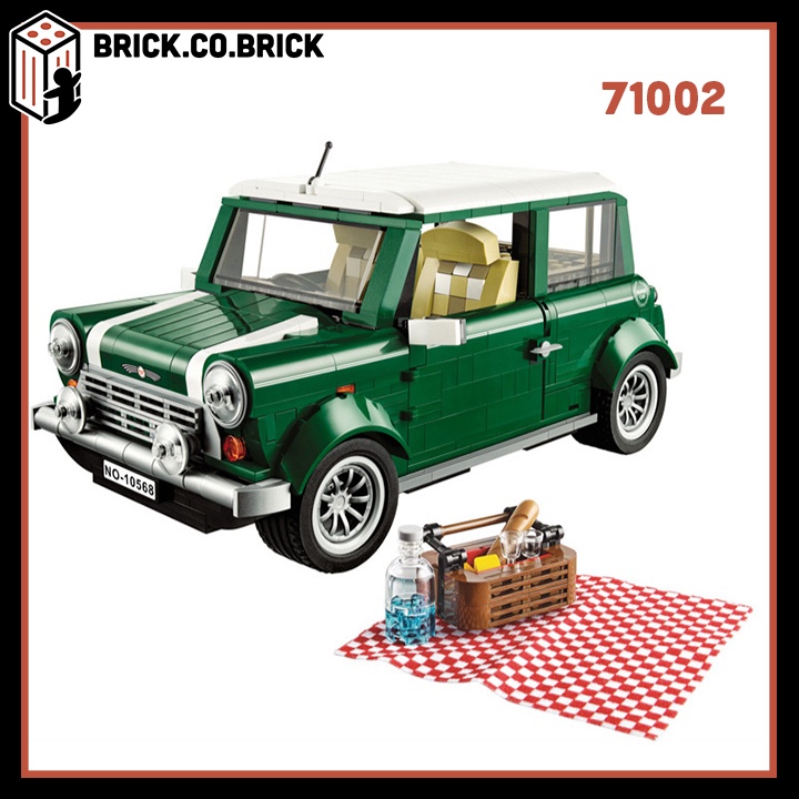 Bộ Xếp hình kiểu CITY CAR Mô Hình Đồ Chơi Xe Picnic Cắm Trại 71002