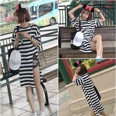 Váy liền thân xẻ tà