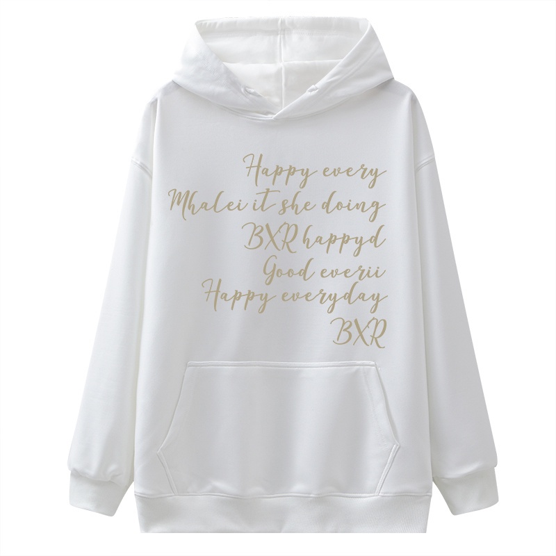 NRVP Áo Khoác Hoodie Tay Dài Dáng Rộng In Họa Tiết Phong Cách Hàn Quốc Dành Cho Nam Nữ