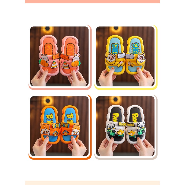 Dép cho bé trai, bé gái, dép quai ngang chống trượt, giày tập đi trẻ em