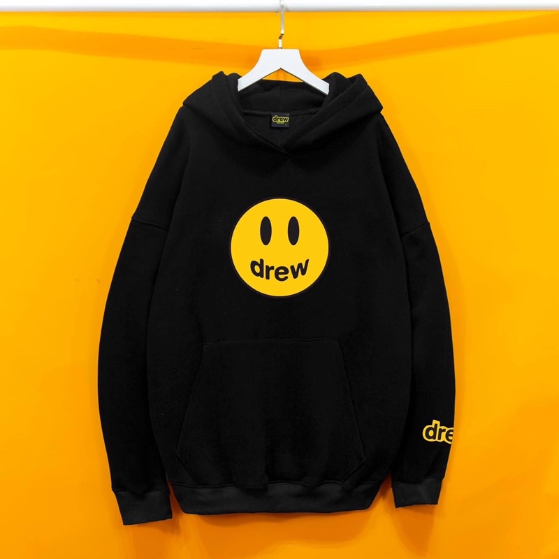 Áo nỉ Hoodie Drew house mặt cười hellbear shop , áo nỉ bông hoodie unisex nam nữ