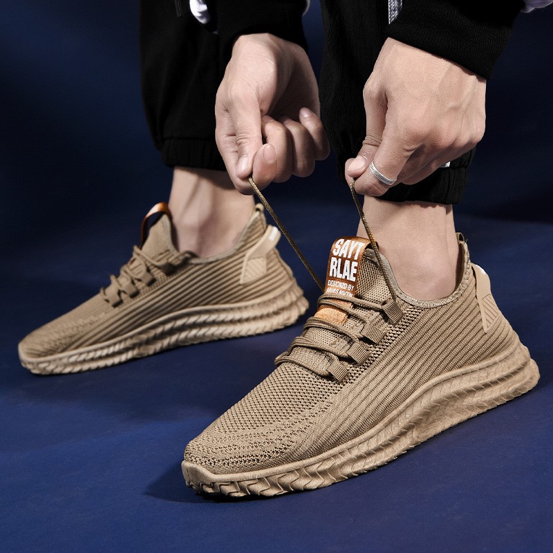 [XẢ KHO]Giày thời trang nam - Giày Sneaker nam vải poly dệt cao cấp R727