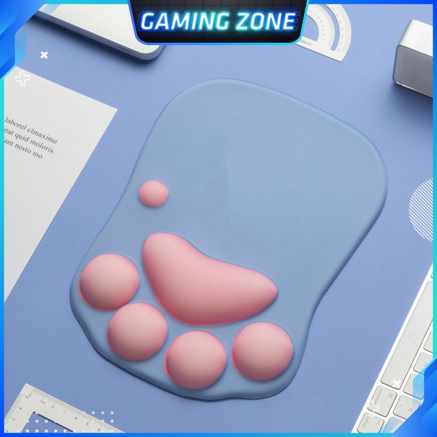 Kê tay chuột đệm silicon chân mèo cực cute và dễ thương siêu êm siêu đẹp