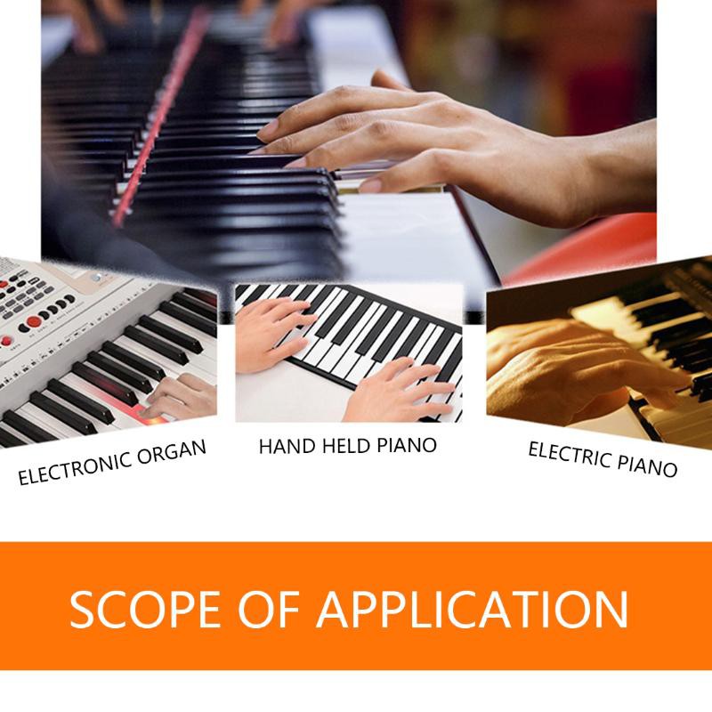 【COD】Sticker Dán Phím Đàn Dành Cho Đàn Piano 49/76/61/88 Phím Nhiều Màu Sắc Có Thể Gỡ Ra Được