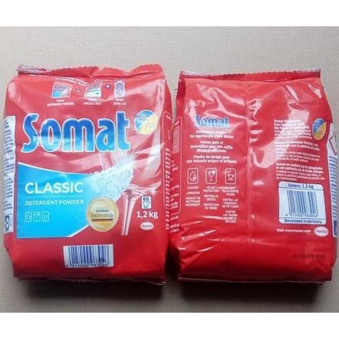 Combo 2 bịch bột rửa Bát-Ly Somat 1.2kgx2