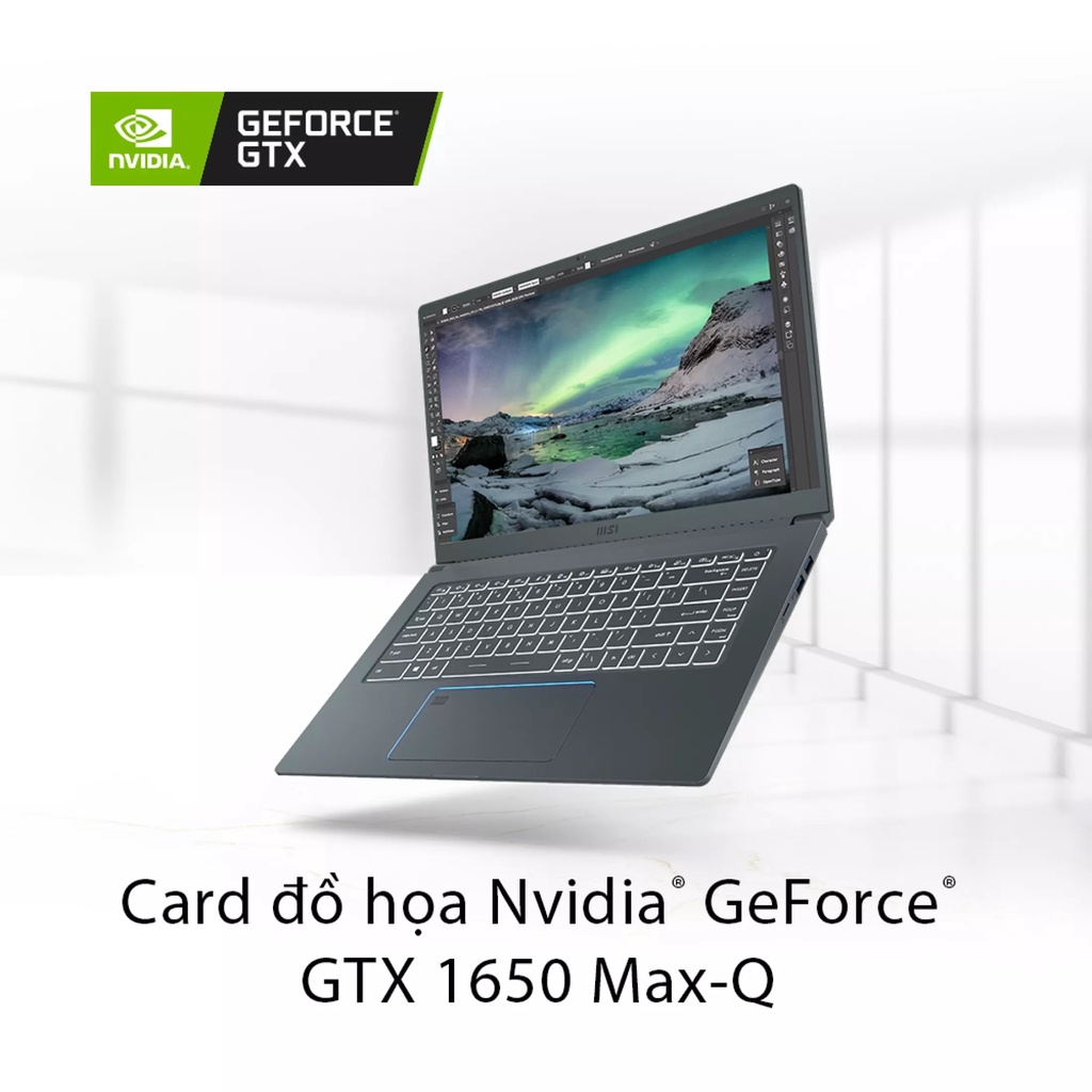 Laptop MSI Prestige 15 A11SCX-209VN (i7-1185G7 | 16GB | 512GB | VGA GTX 1650 4GB | 15.6'' FHD) - Hàng Chính Hãng | BigBuy360 - bigbuy360.vn