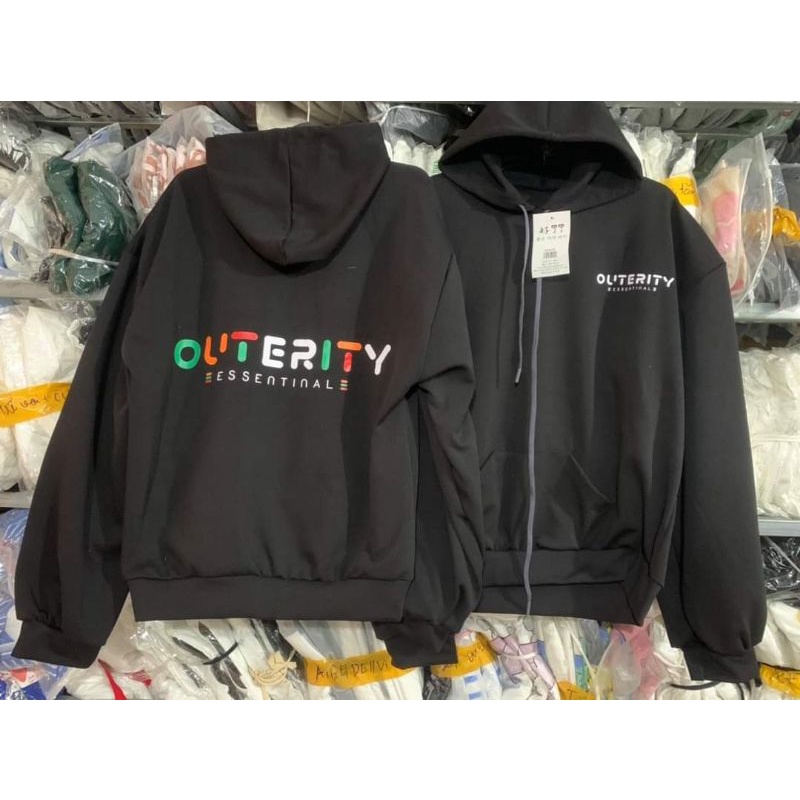 Áo nỉ Hoodie OUTERITY chất nỉ dày dáng rộng Unisex.hangtotgiare98 | BigBuy360 - bigbuy360.vn